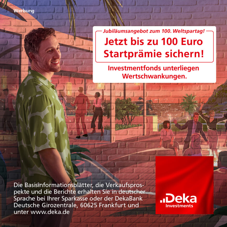 Jetzt bis zu 100 Euro Startprämie sichern!