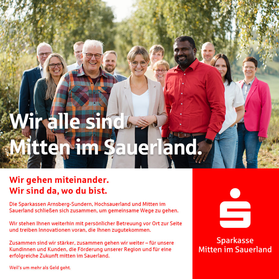 Sparkasse Mitten im Sauerland